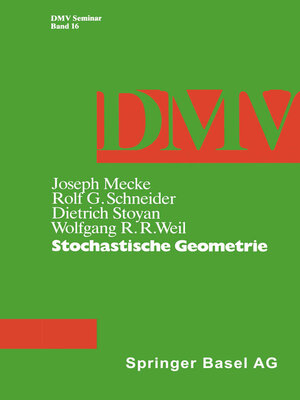 cover image of Stochastische Geometrie